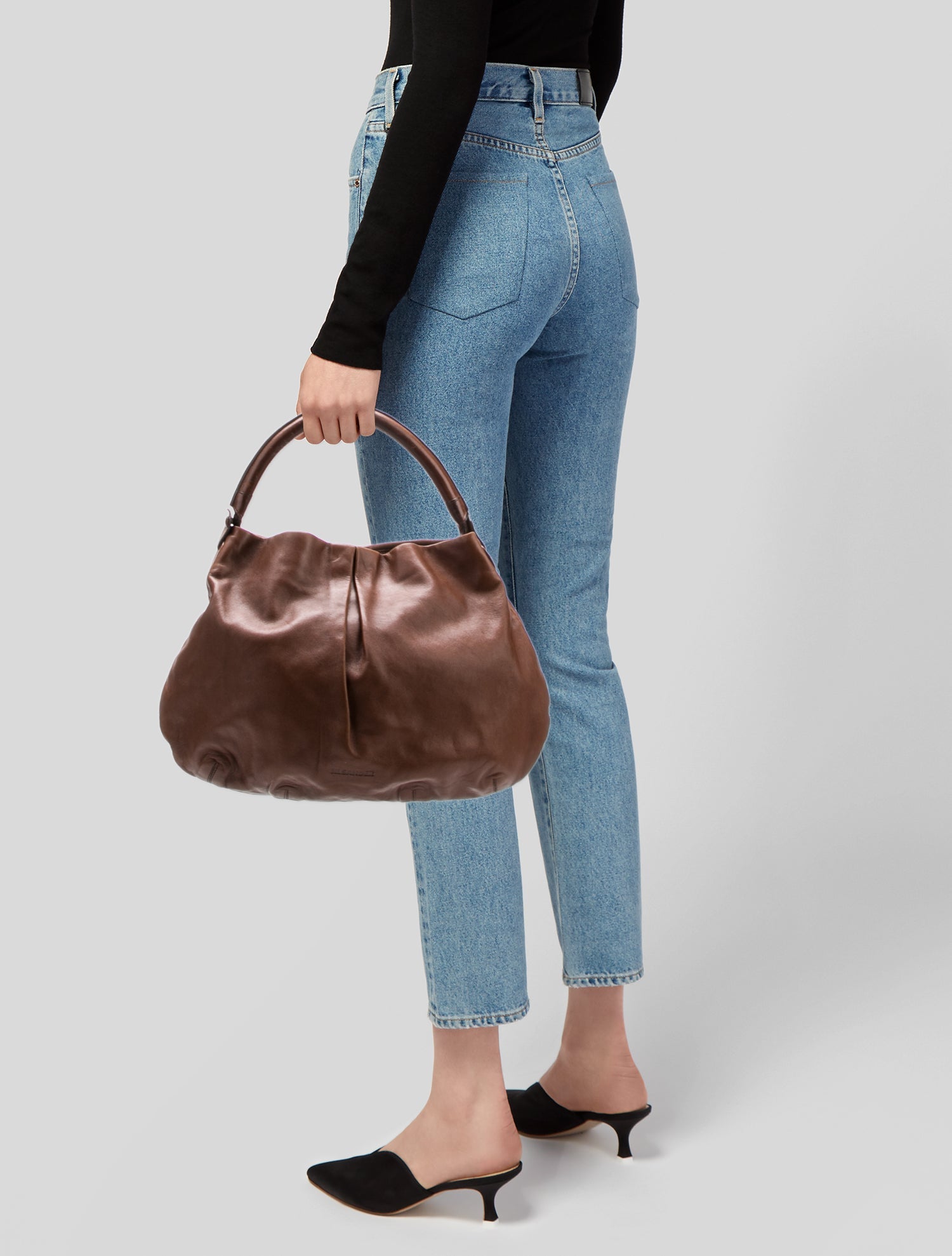 Jil Sander Leather Top Handle Bag