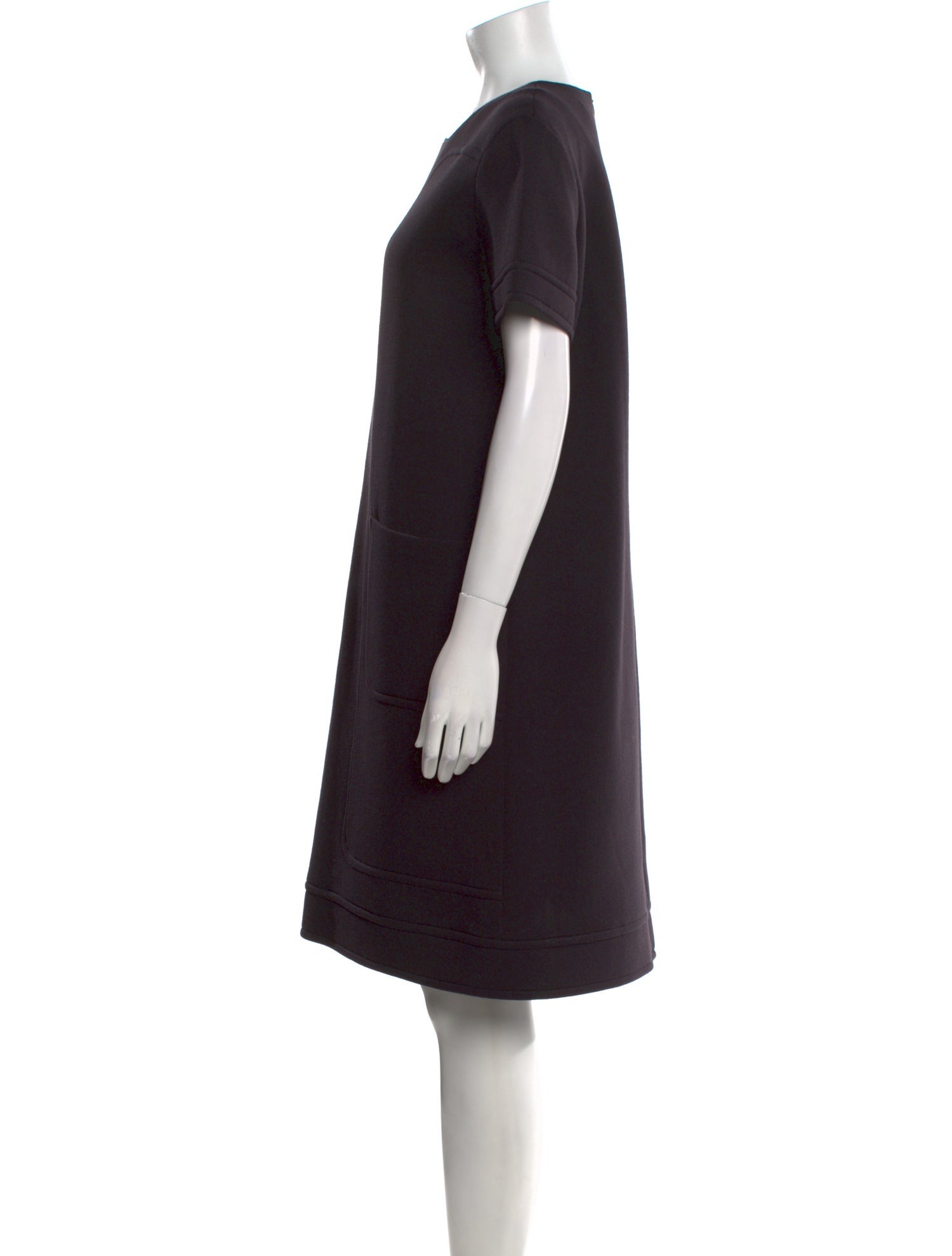 Jil Sander Crew Neck Knee-Length Dress