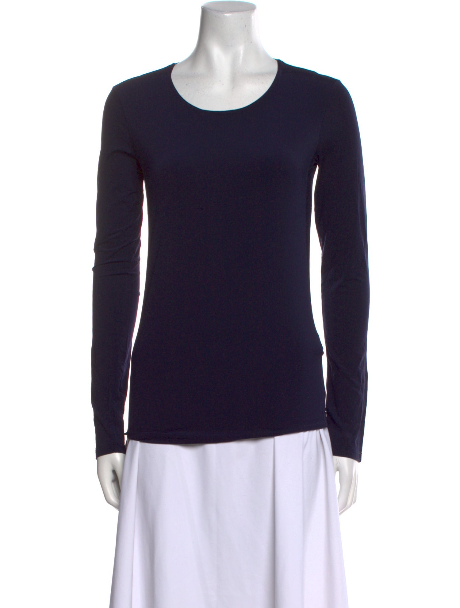 Jil Sander Scoop Neck Long Sleeve Sweatshirt