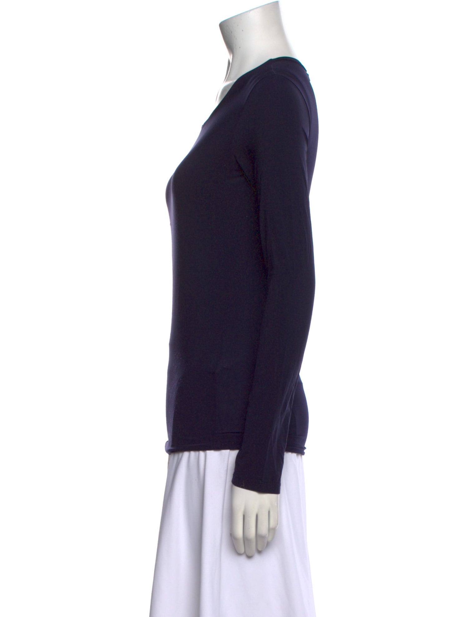 Jil Sander Scoop Neck Long Sleeve Sweatshirt