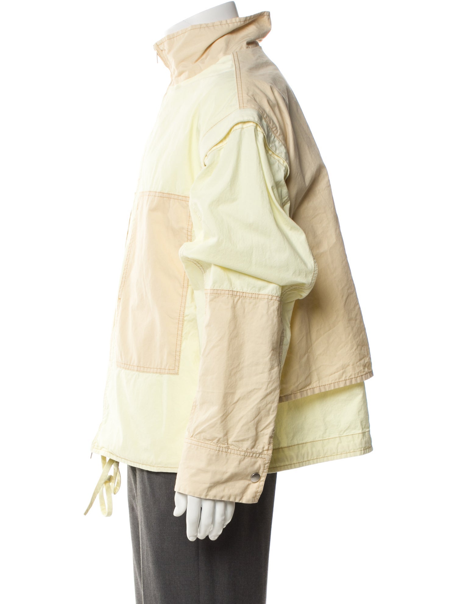 Jil Sander Colorblock Pattern Windbreaker