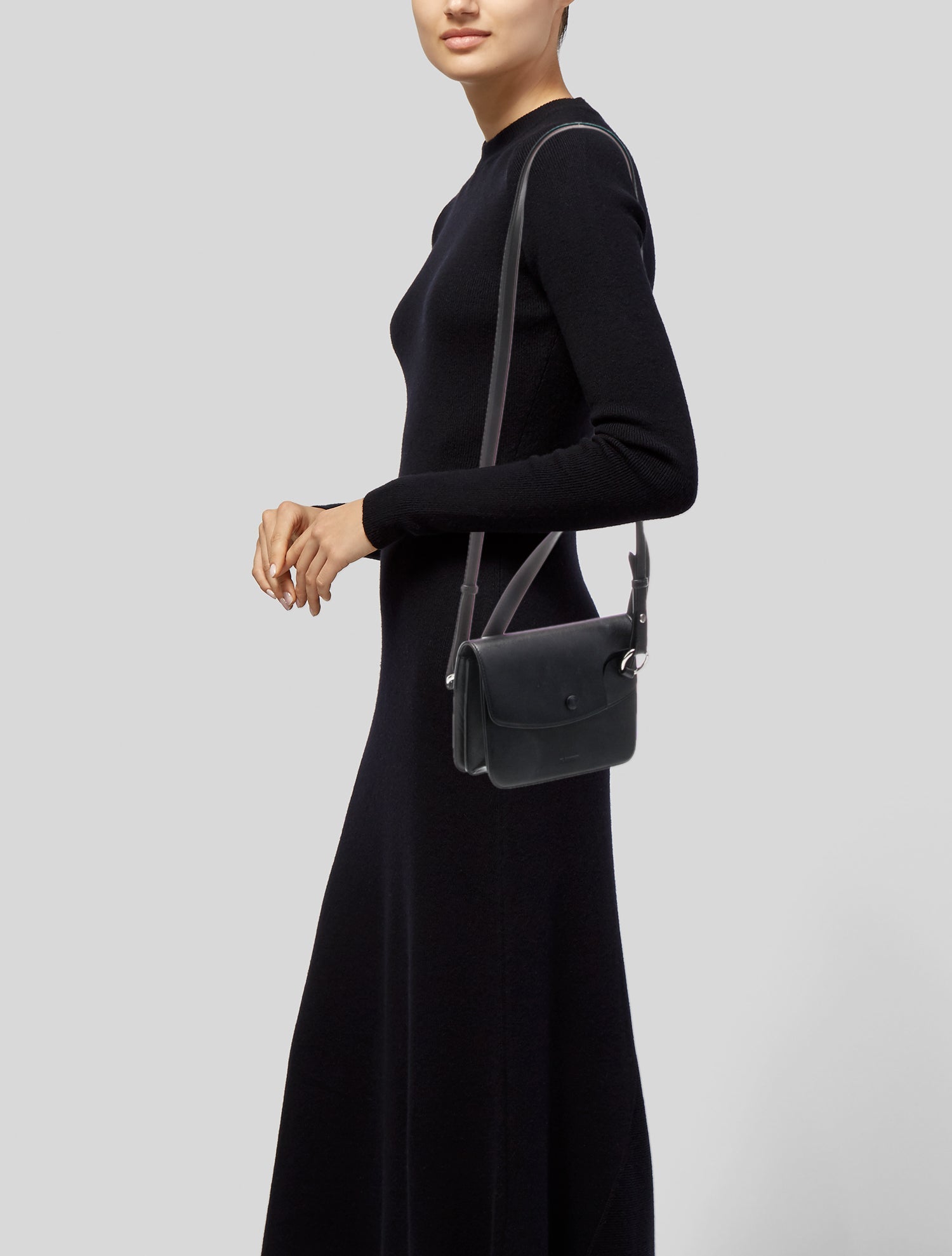 Jil Sander Leather Crossbody Bag
