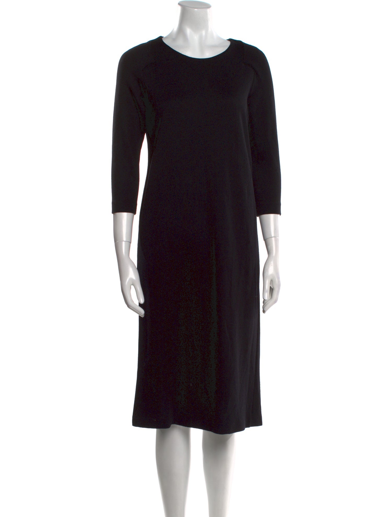 Jil Sander Scoop Neck Midi Length Dress