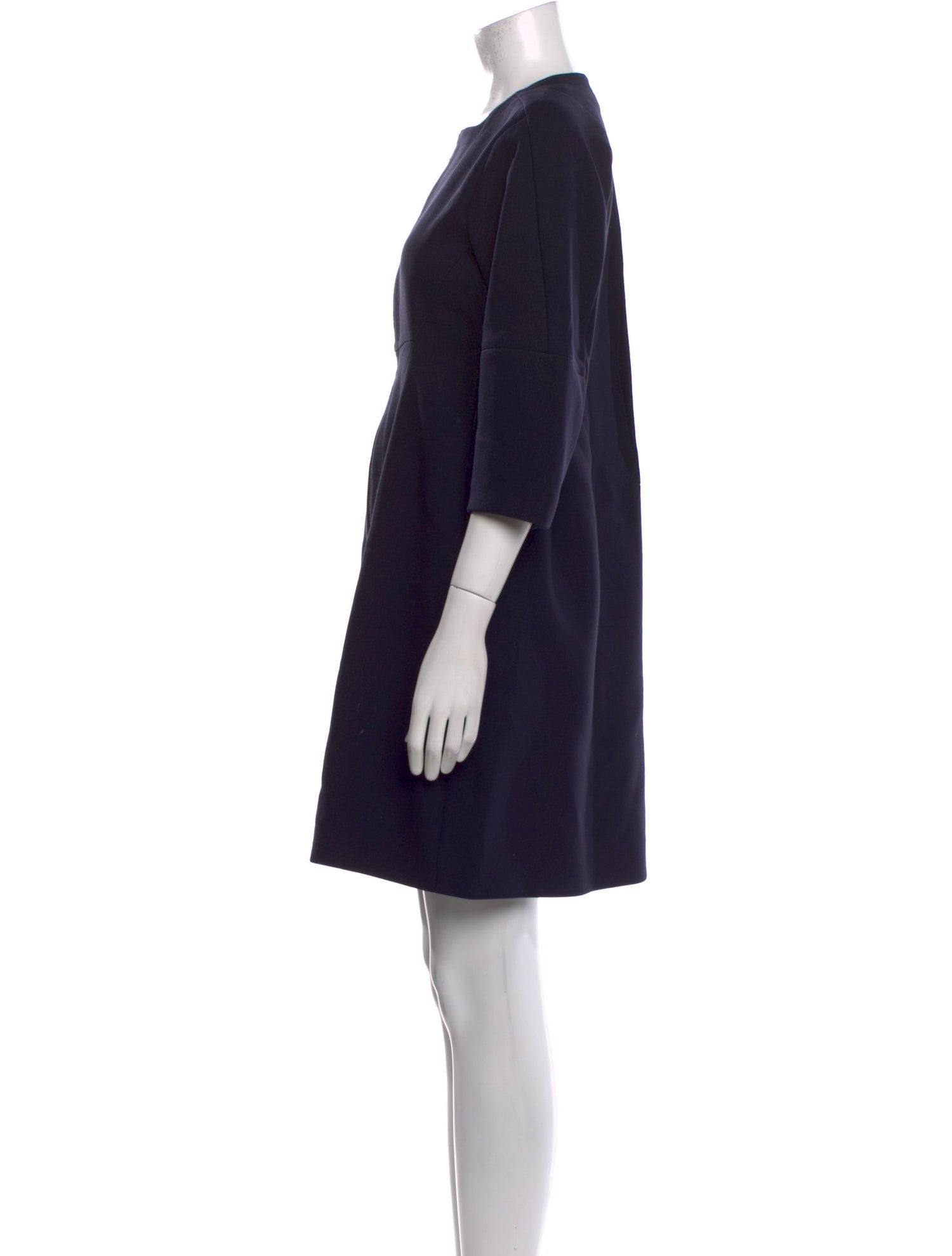 Jil Sander Square Neckline Mini Dress