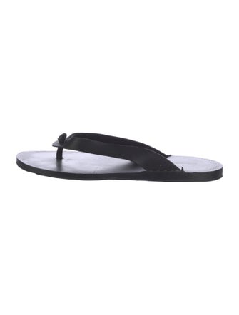 Jil Sander Leather Flip Flops