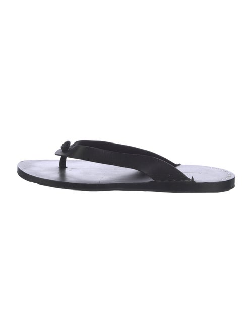 Jil Sander Leather Flip Flops