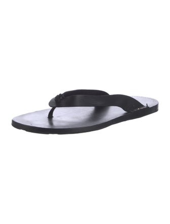 Jil Sander Leather Flip Flops