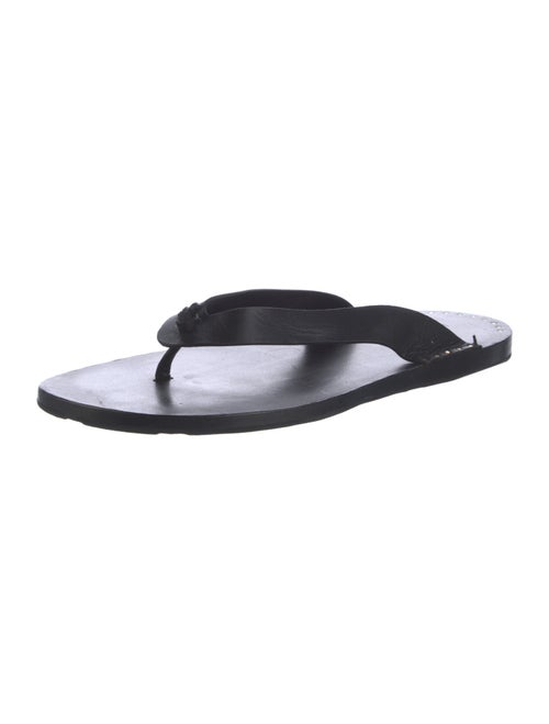 Jil Sander Leather Flip Flops