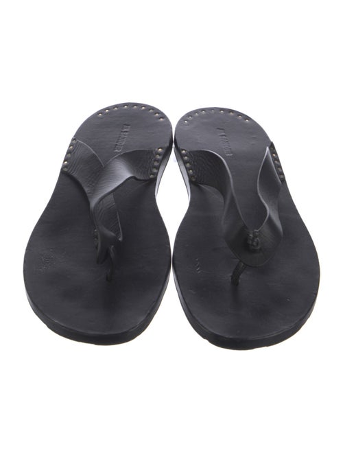 Jil Sander Leather Flip Flops
