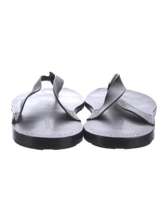 Jil Sander Leather Flip Flops