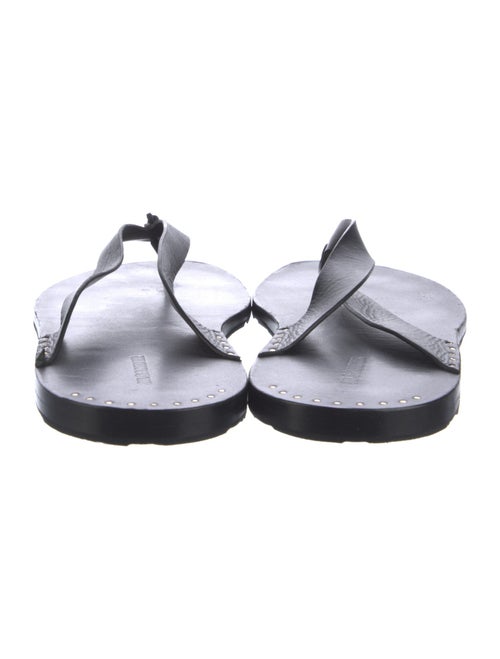 Jil Sander Leather Flip Flops