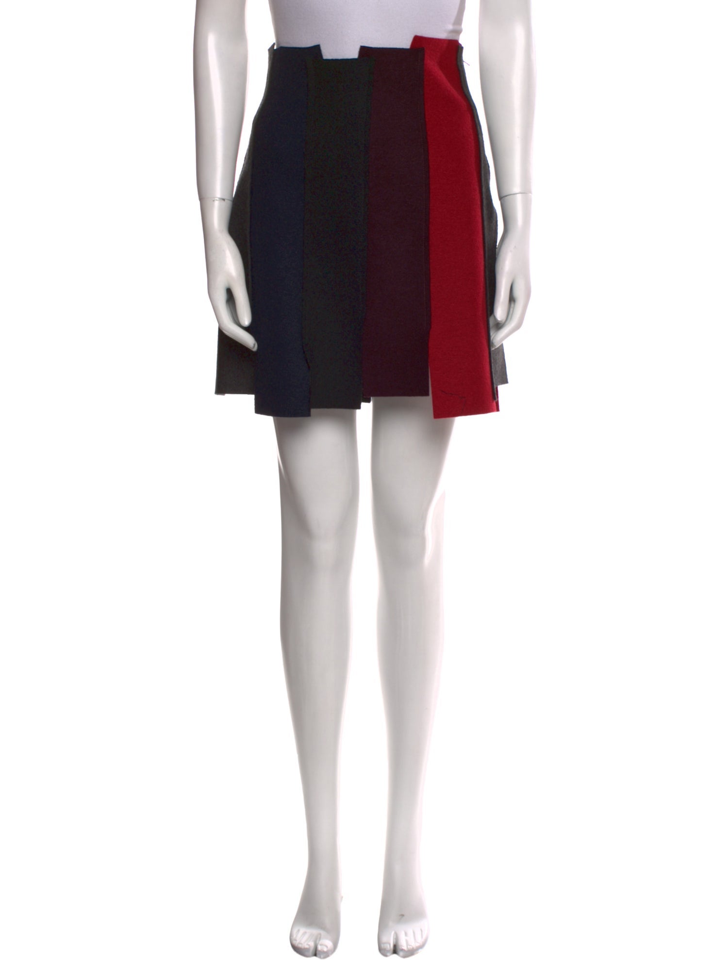 Jil Sander Virgin Wool Mini Skirt