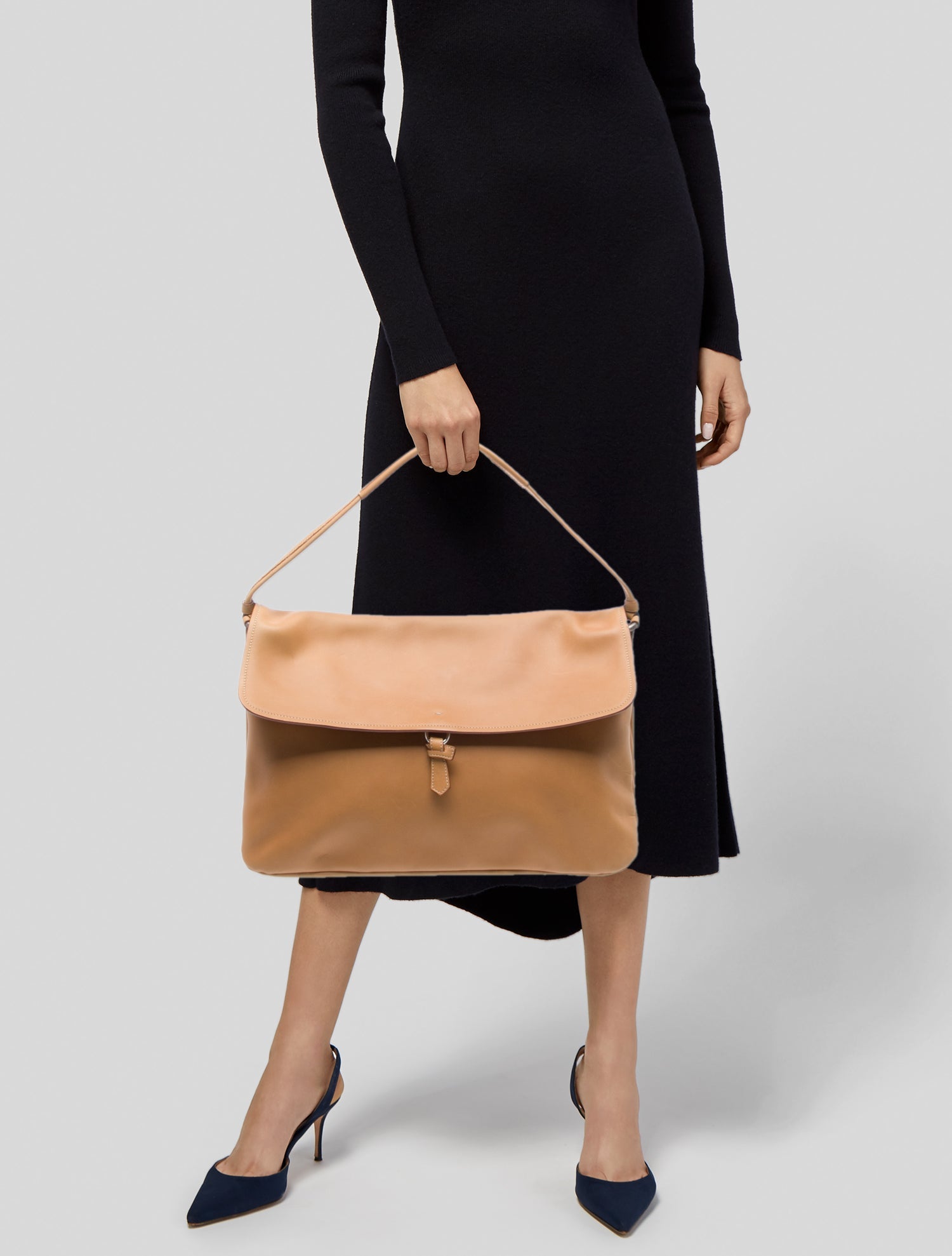 Jil Sander Leather Shoulder Bag