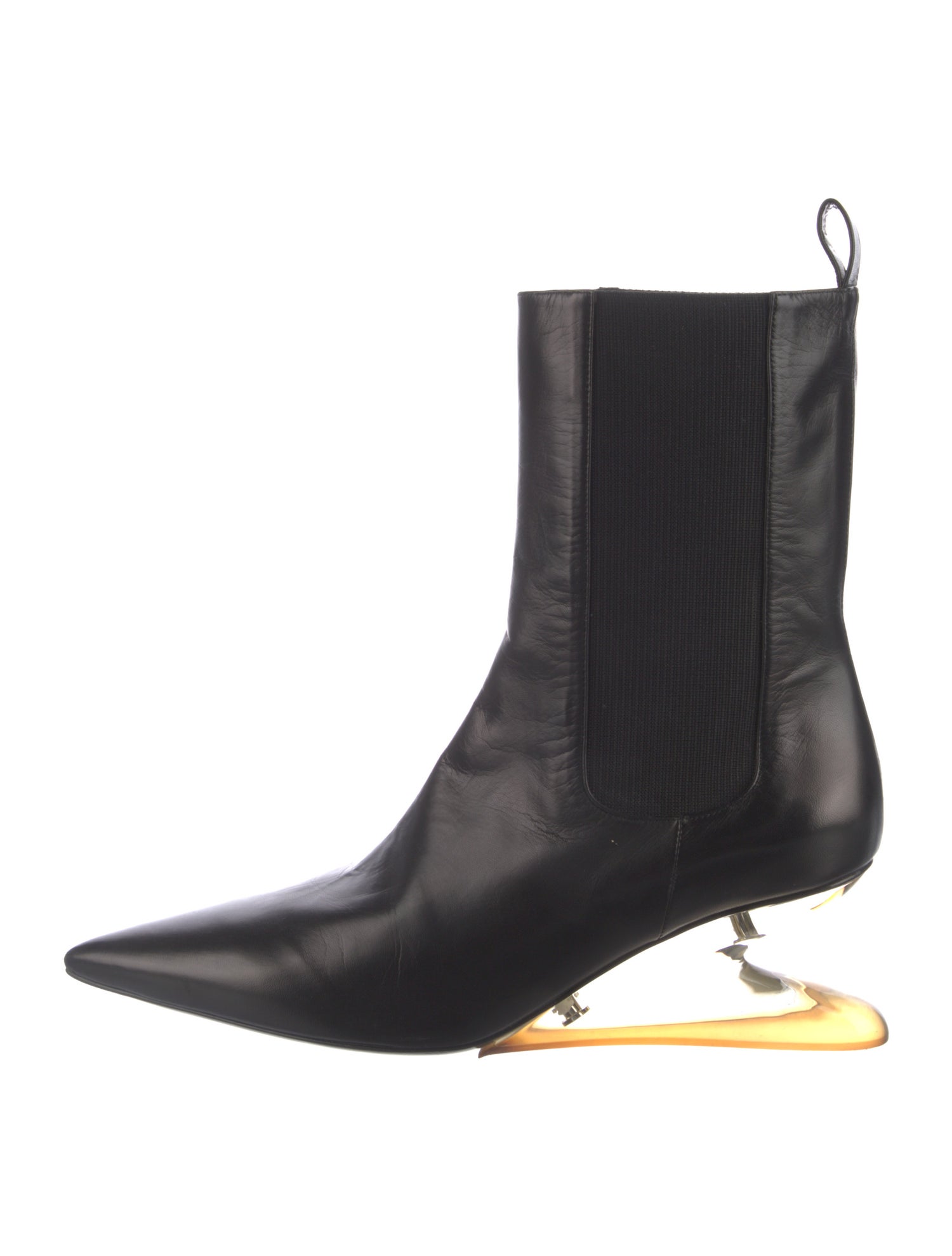 Jil Sander Leather Chelsea Boots