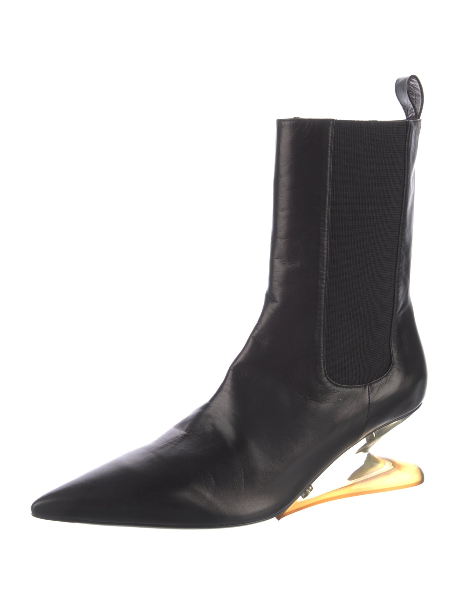 Jil Sander Leather Chelsea Boots