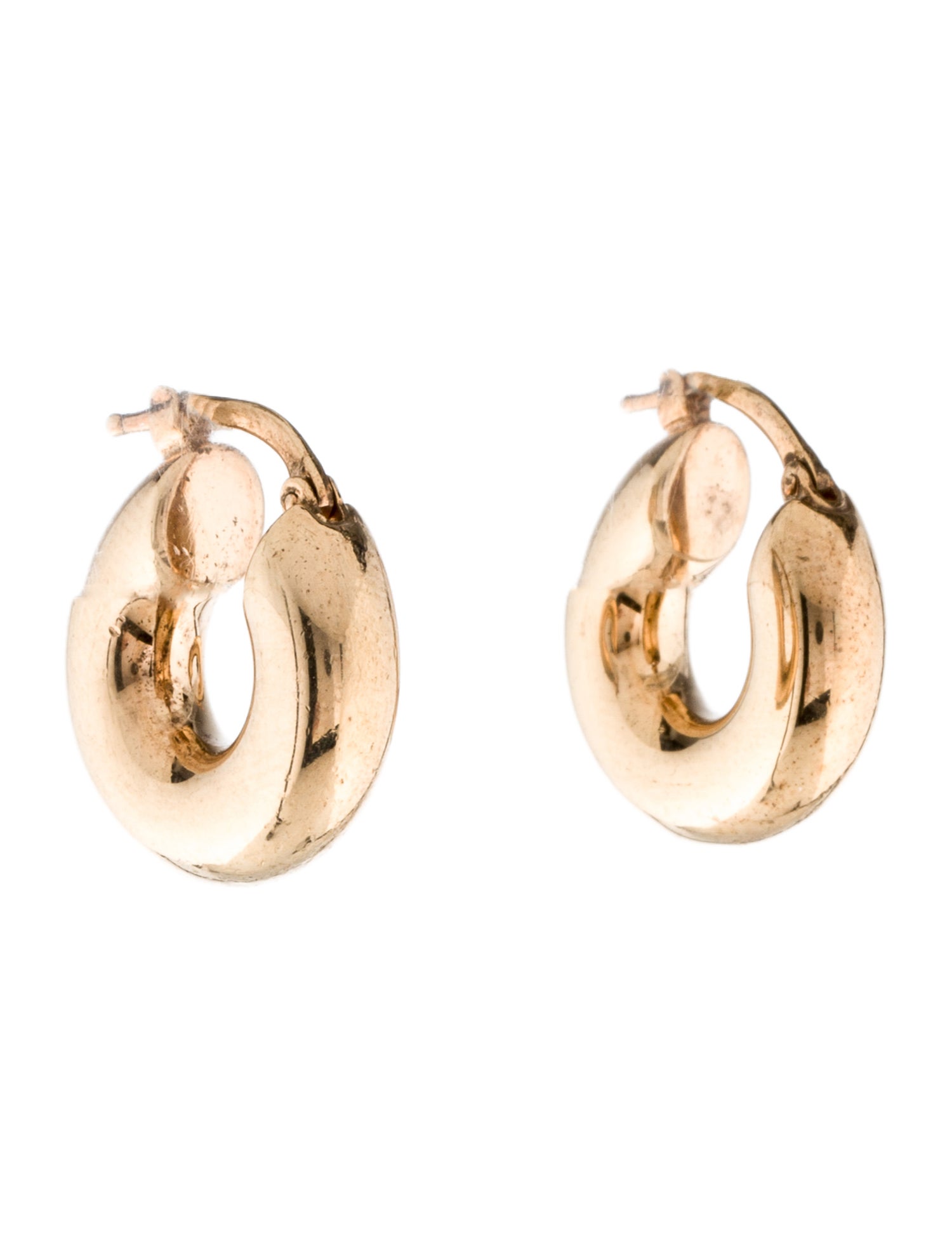 Jil Sander Classic Round Hoop Earrings