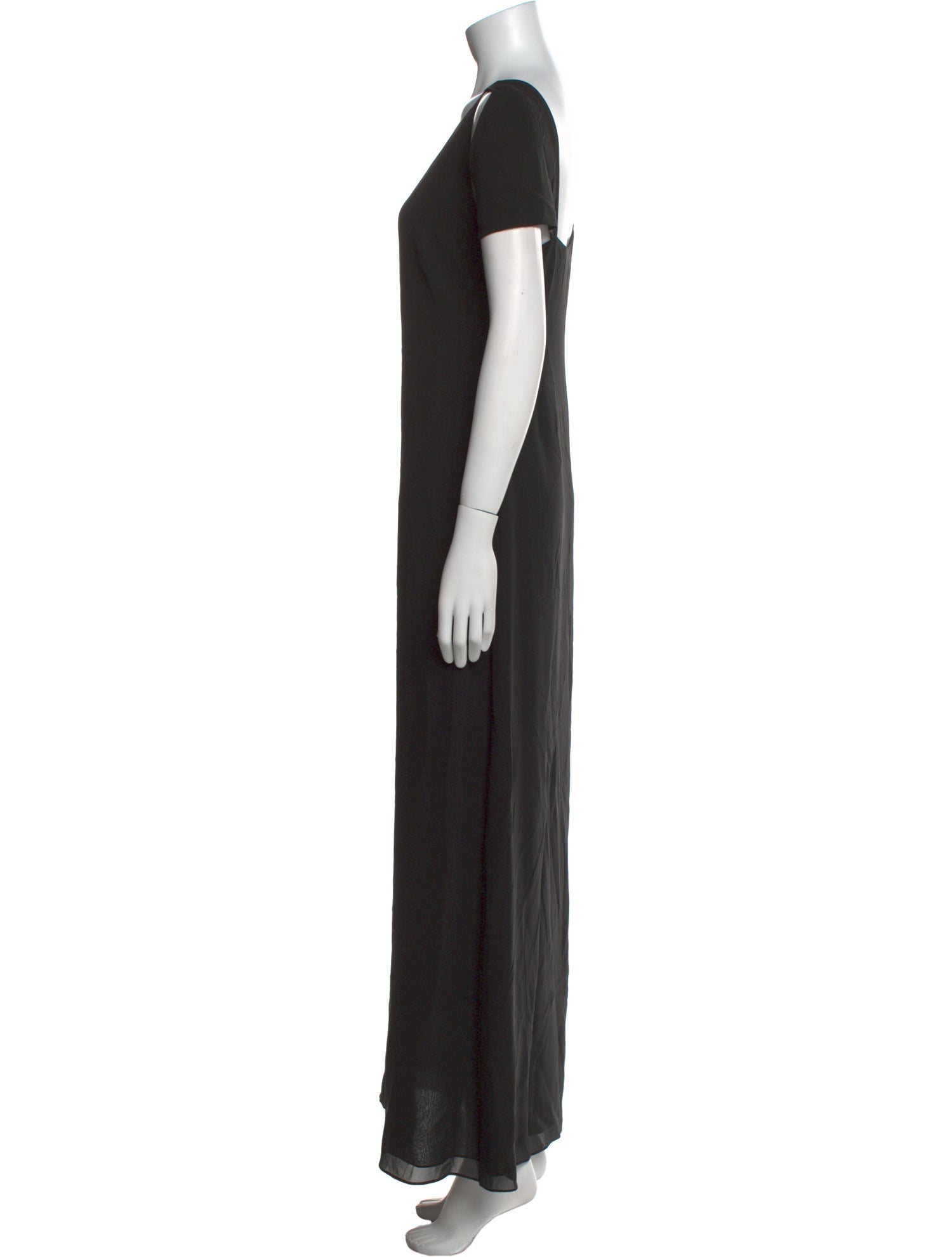 Jil Sander Scoop Neck Long Dress