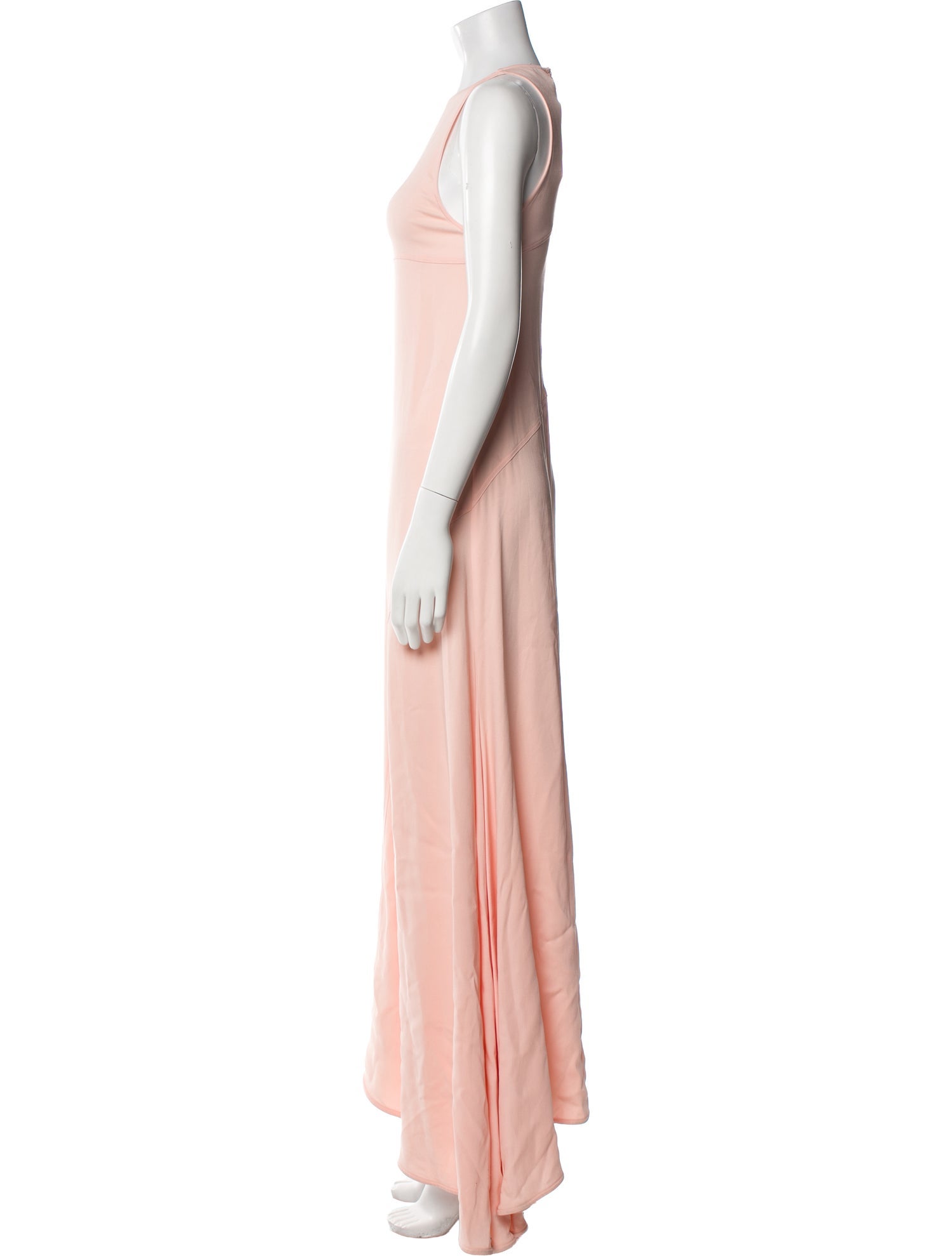 Jil Sander Crew Neck Long Dress