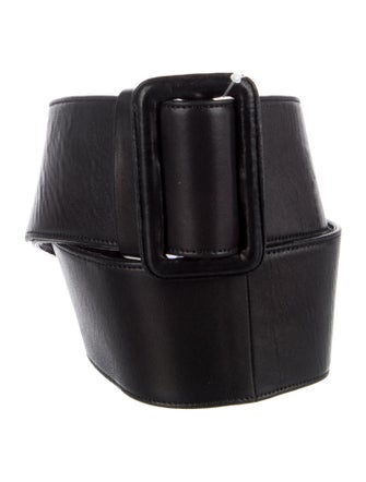 Jil Sander Wide Leather Waist Belt