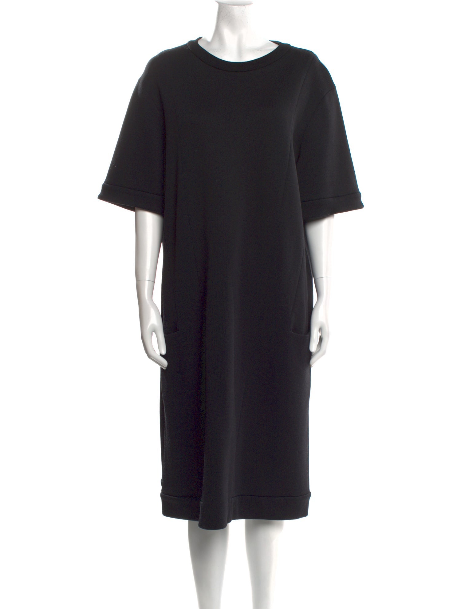 Jil Sander Wool Midi Length Dress