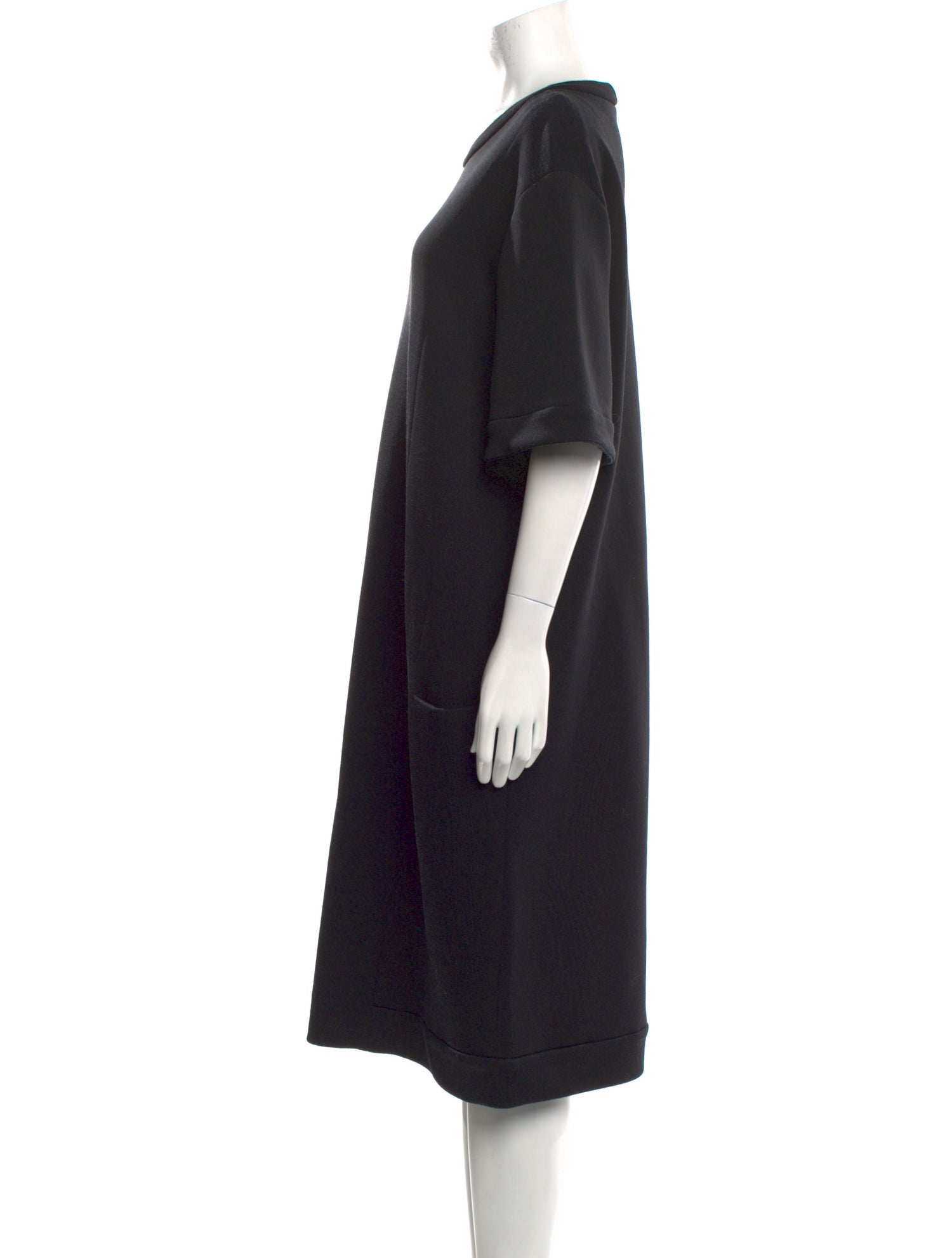 Jil Sander Wool Midi Length Dress