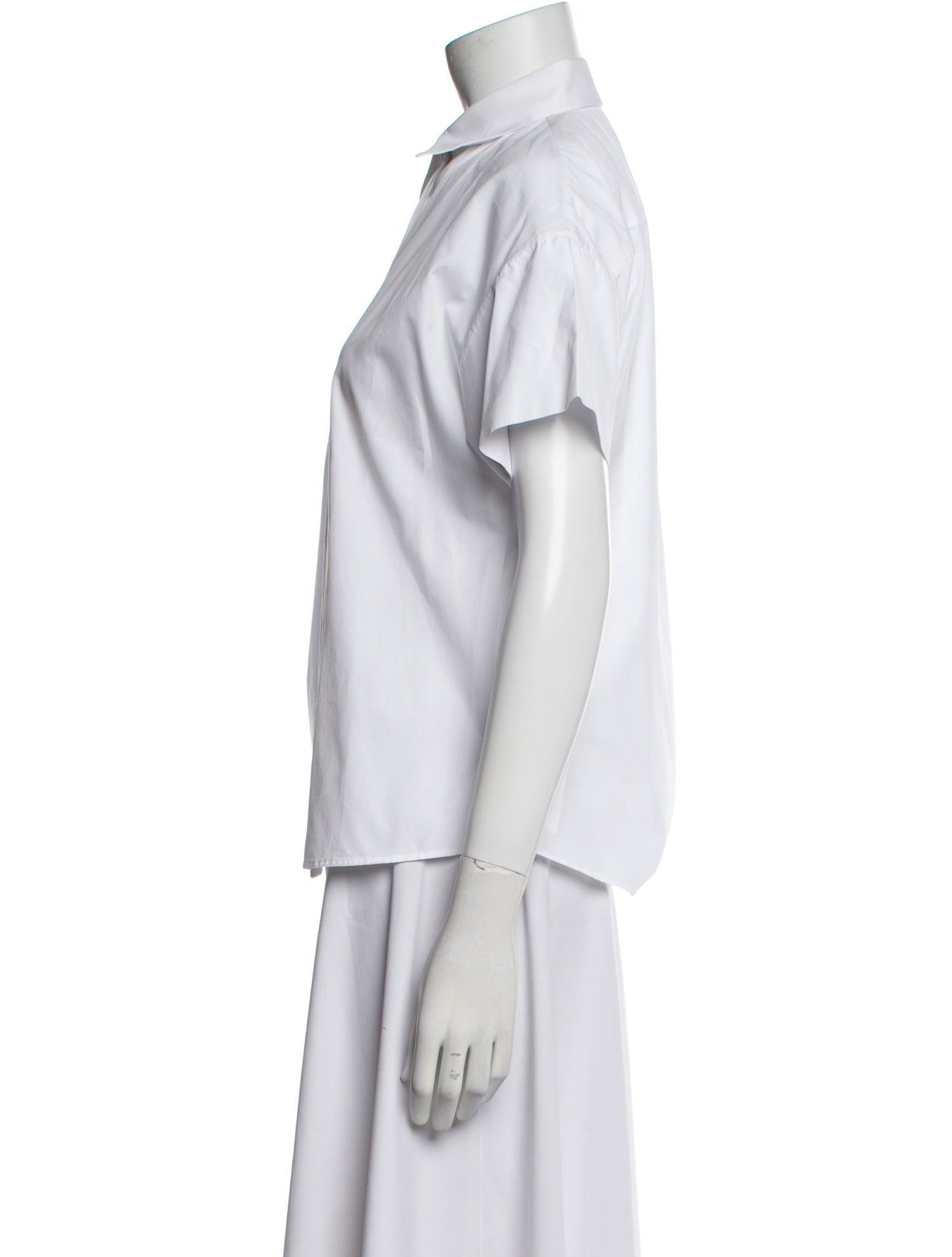 Jil Sander Short Sleeve Button-Up Top