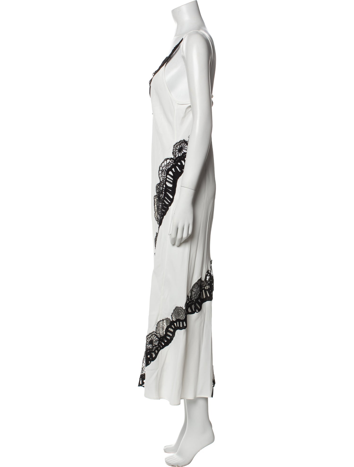 Jil Sander Lace Pattern Long Dress w/ Tags