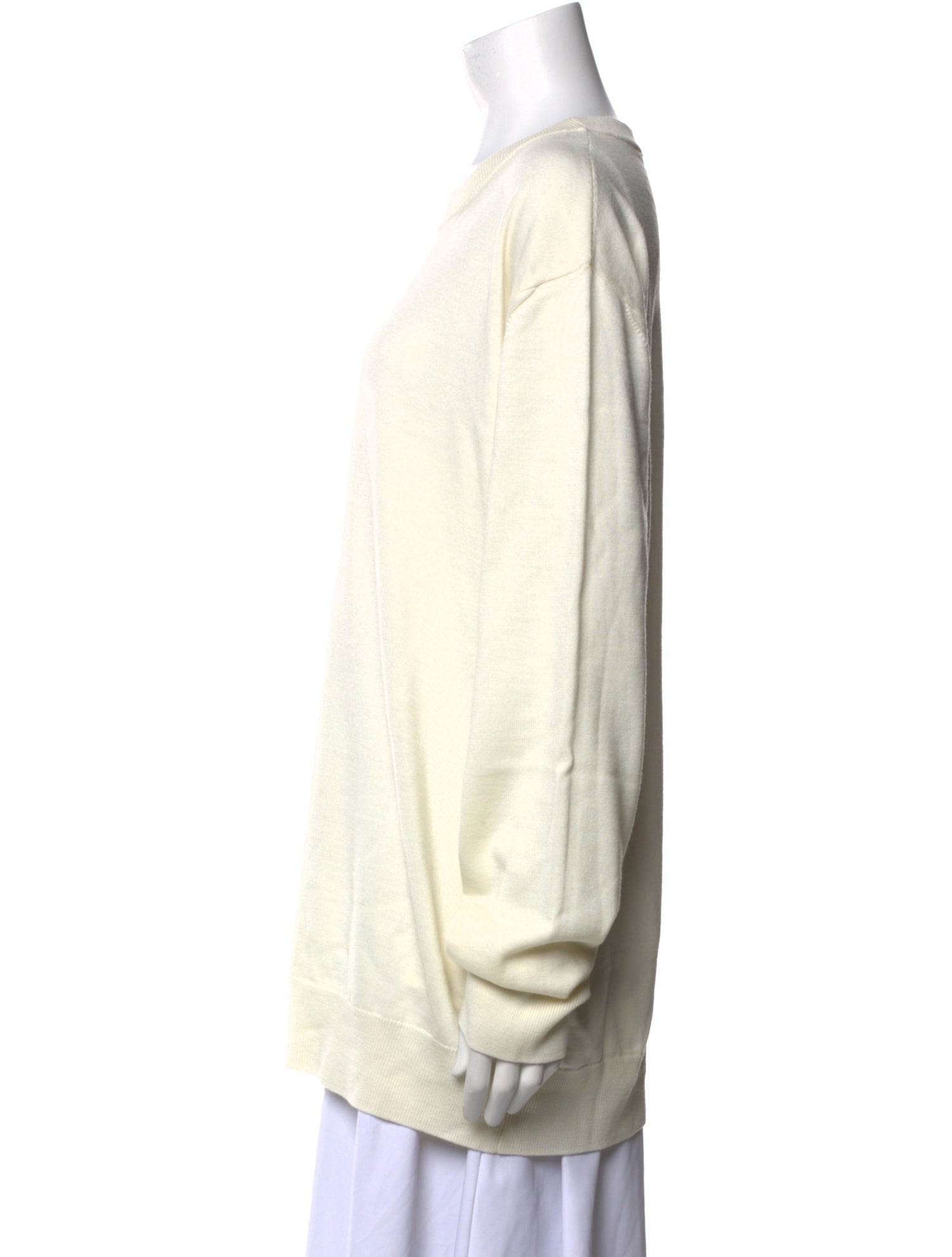 Jil Sander Wool Bateau Neckline Sweatshirt w/ Tags