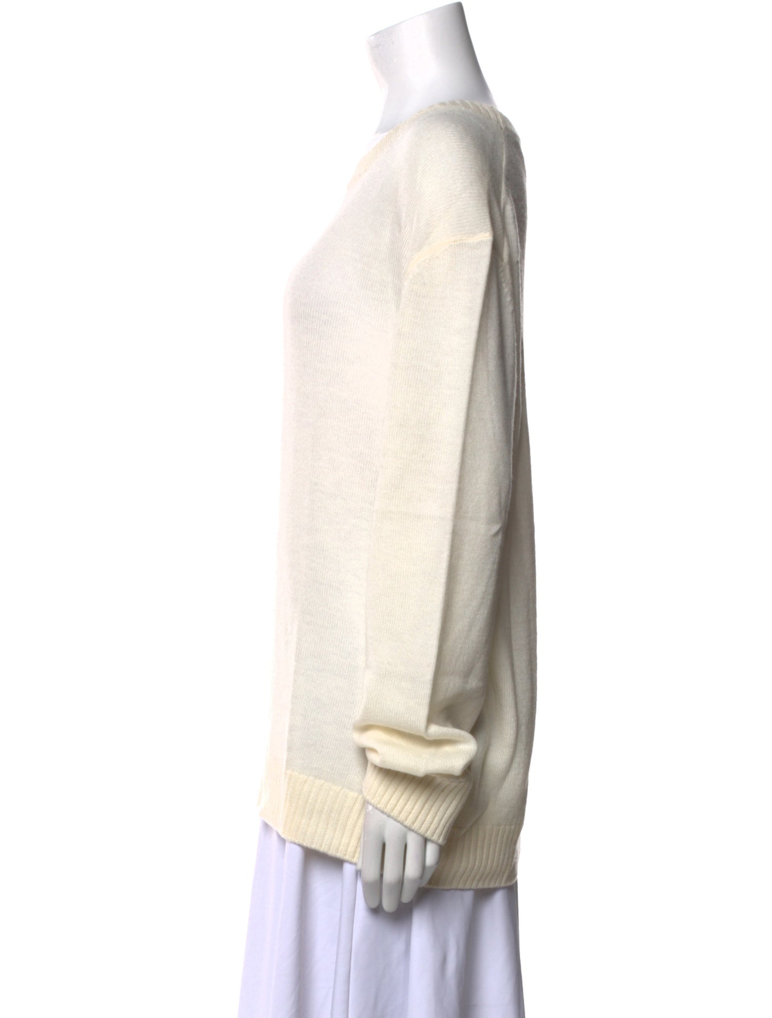 Jil Sander Wool Scoop Neck Sweater w/ Tags