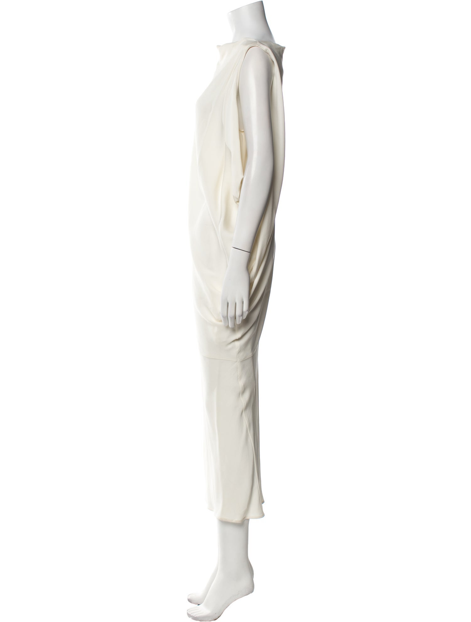 Jil Sander Cowl Neck Long Dress