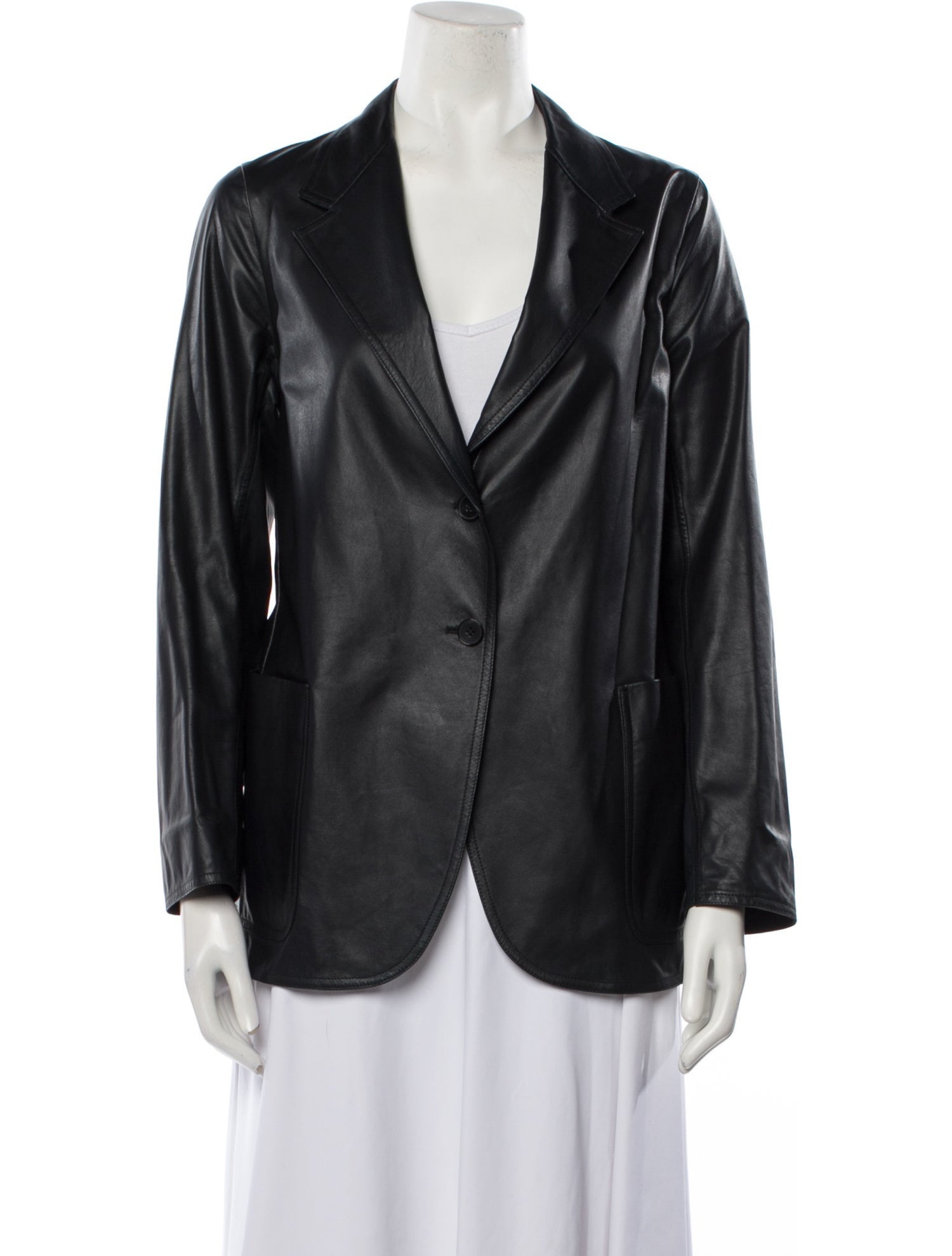 Jil Sander Leather Blazer