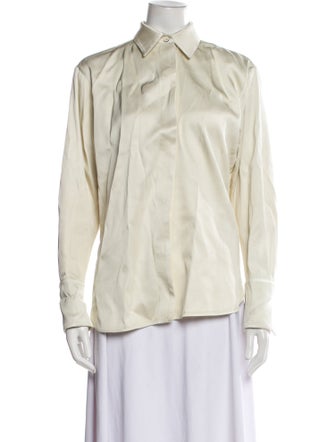 Jil Sander Long Sleeve Button-Up Top