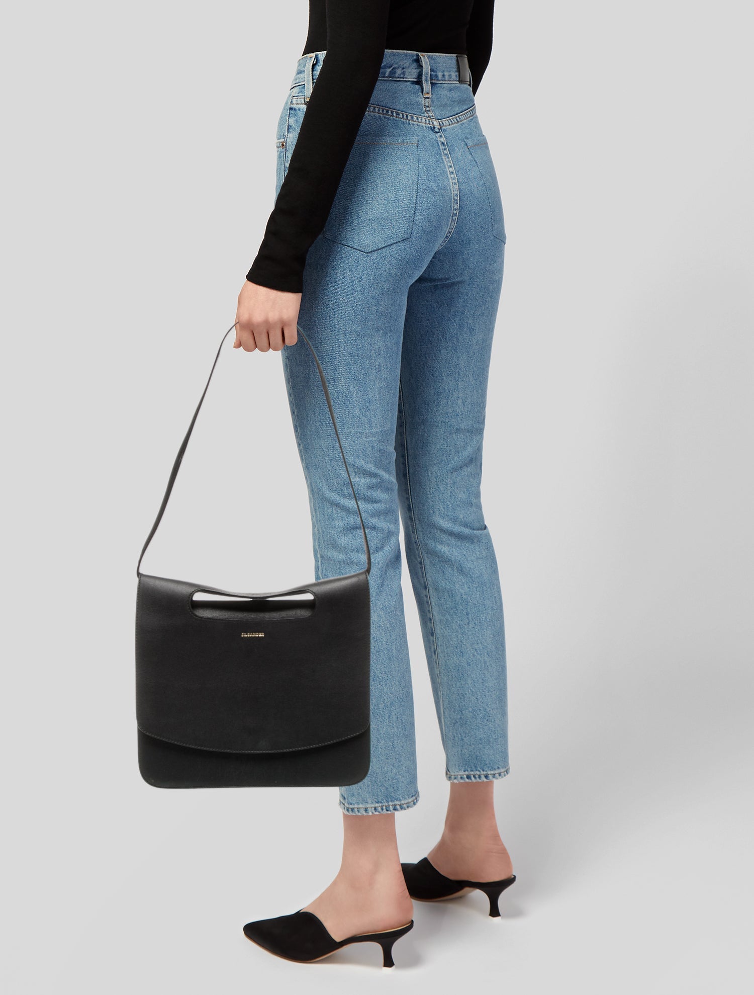 Jil Sander Leather Folded Small