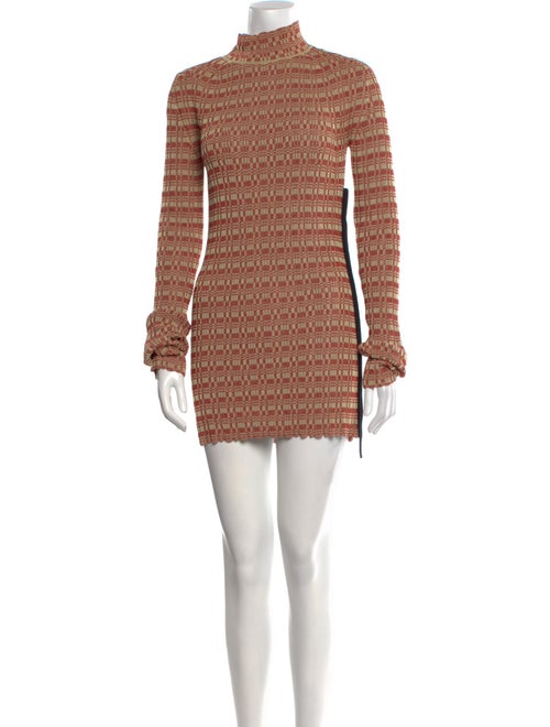 Jil Sander Striped Mini Dress