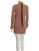 Jil Sander Striped Mini Dress