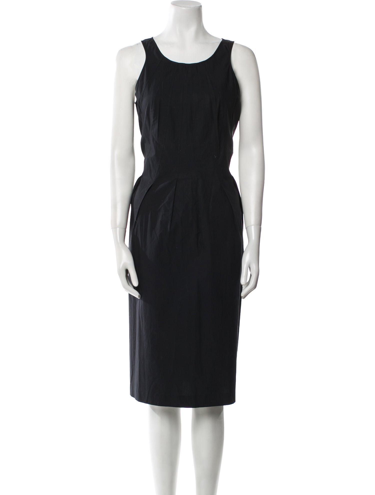 Jil Sander Scoop Neck Knee-Length Dress