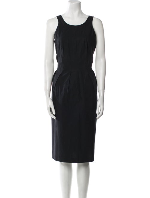 Jil Sander Scoop Neck Knee-Length Dress