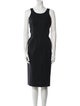 Jil Sander Scoop Neck Knee-Length Dress