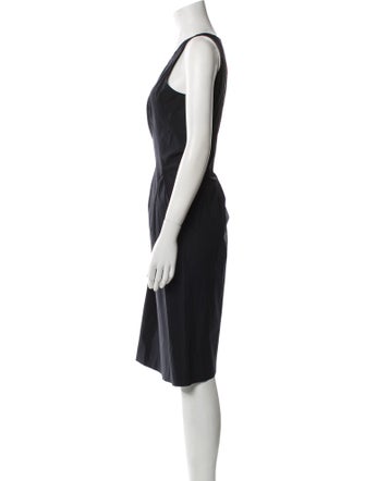 Jil Sander Scoop Neck Knee-Length Dress