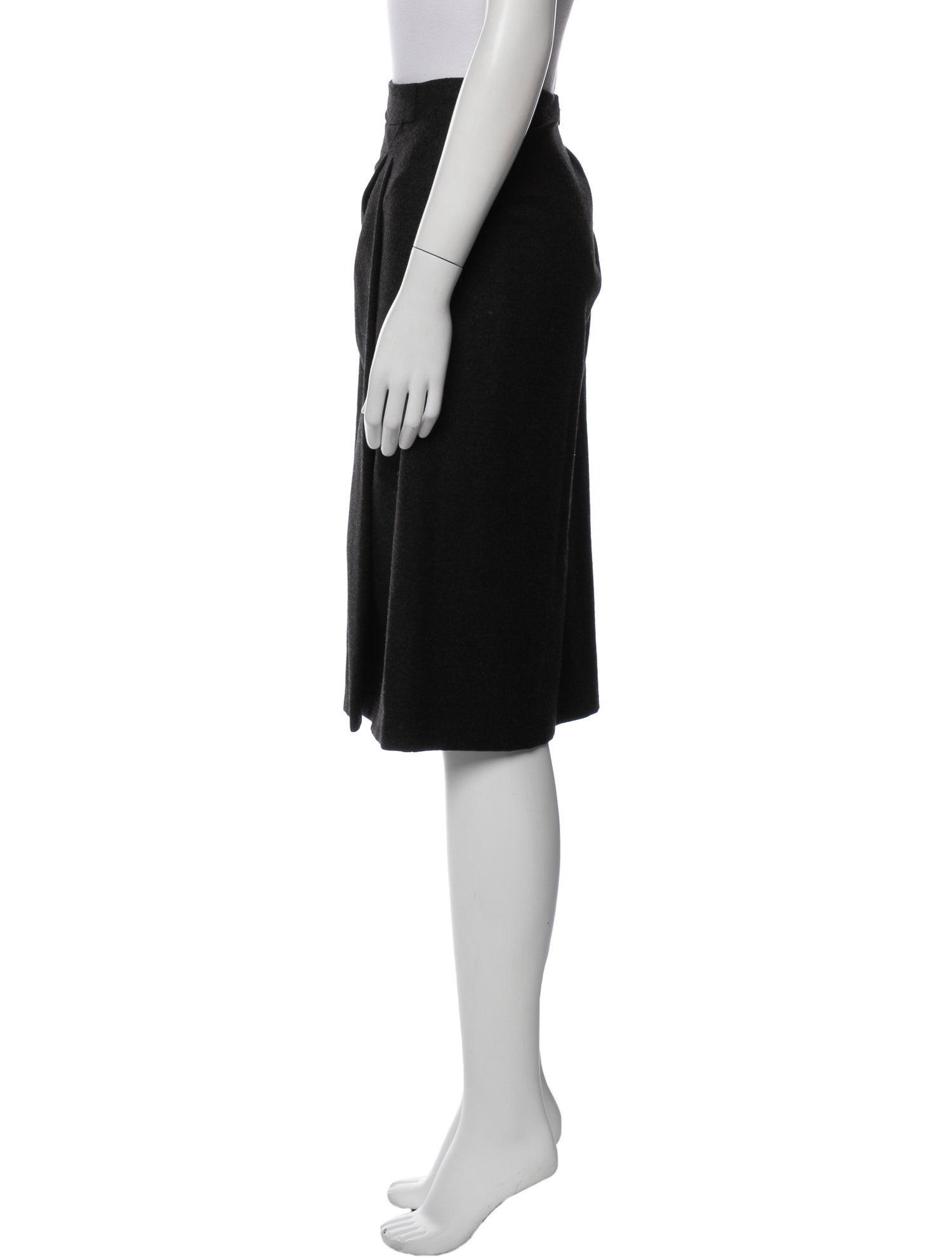 Jil Sander Virgin Wool Knee-Length Skirt