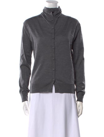 Jil Sander Wool Mock Neck Sweater