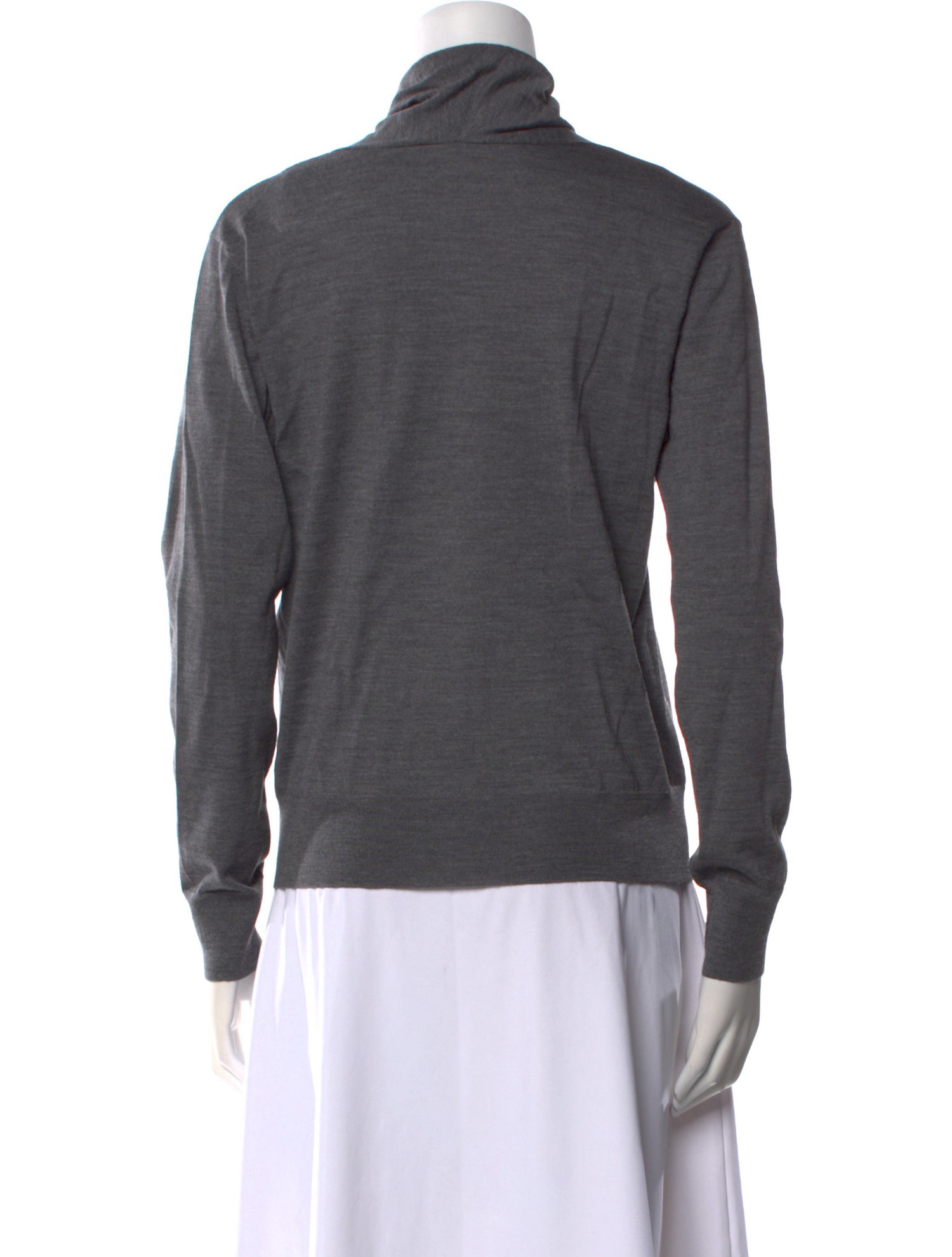 Jil Sander Wool Mock Neck Sweater