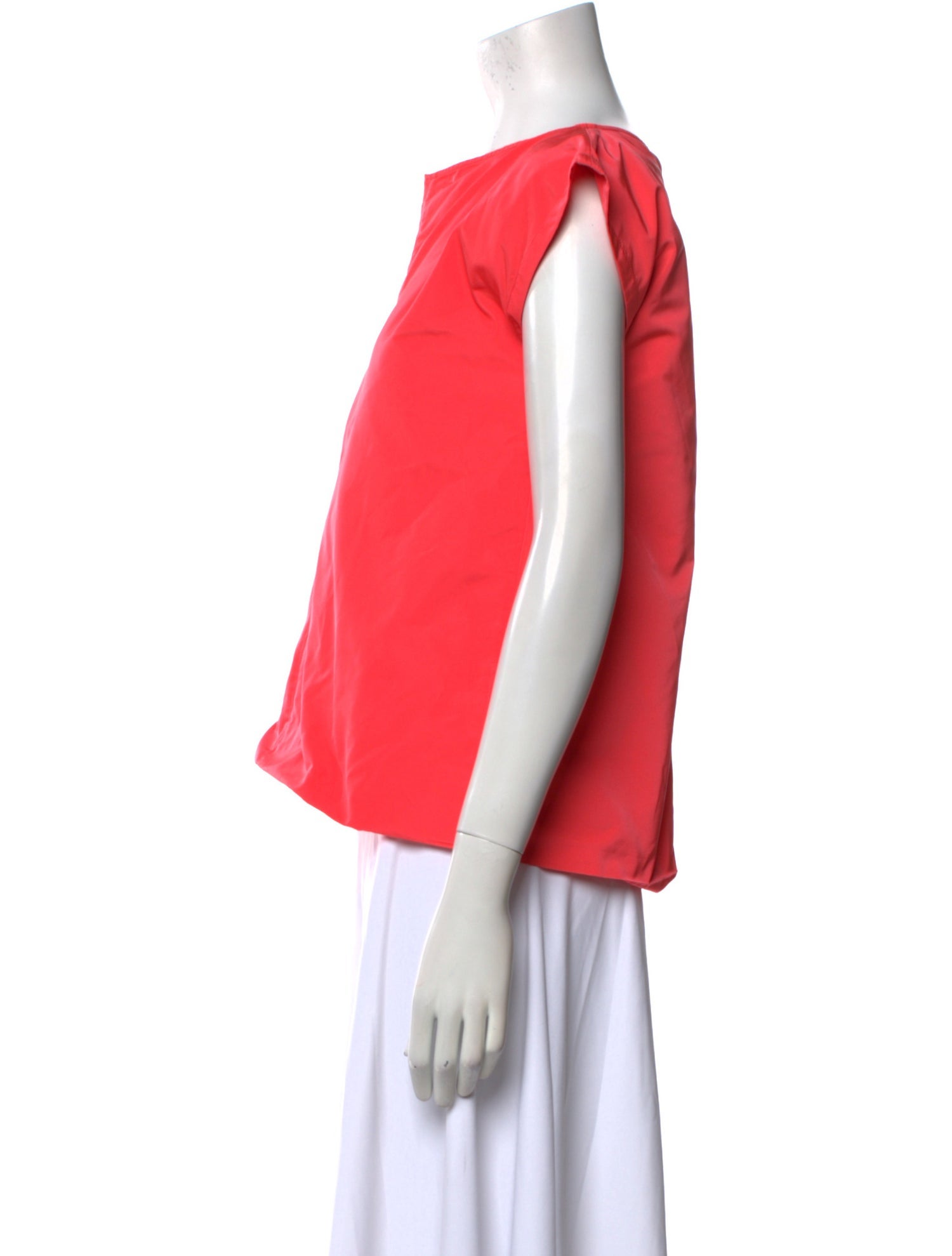 Jil Sander Bateau Neckline Short Sleeve Top