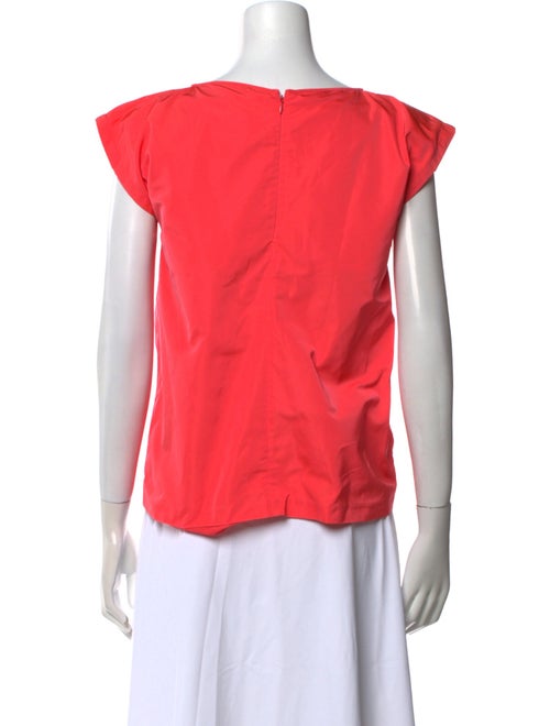 Jil Sander Bateau Neckline Short Sleeve Top