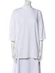 Jil Sander Crew Neck Three-Quarter Sleeve T-Shirt