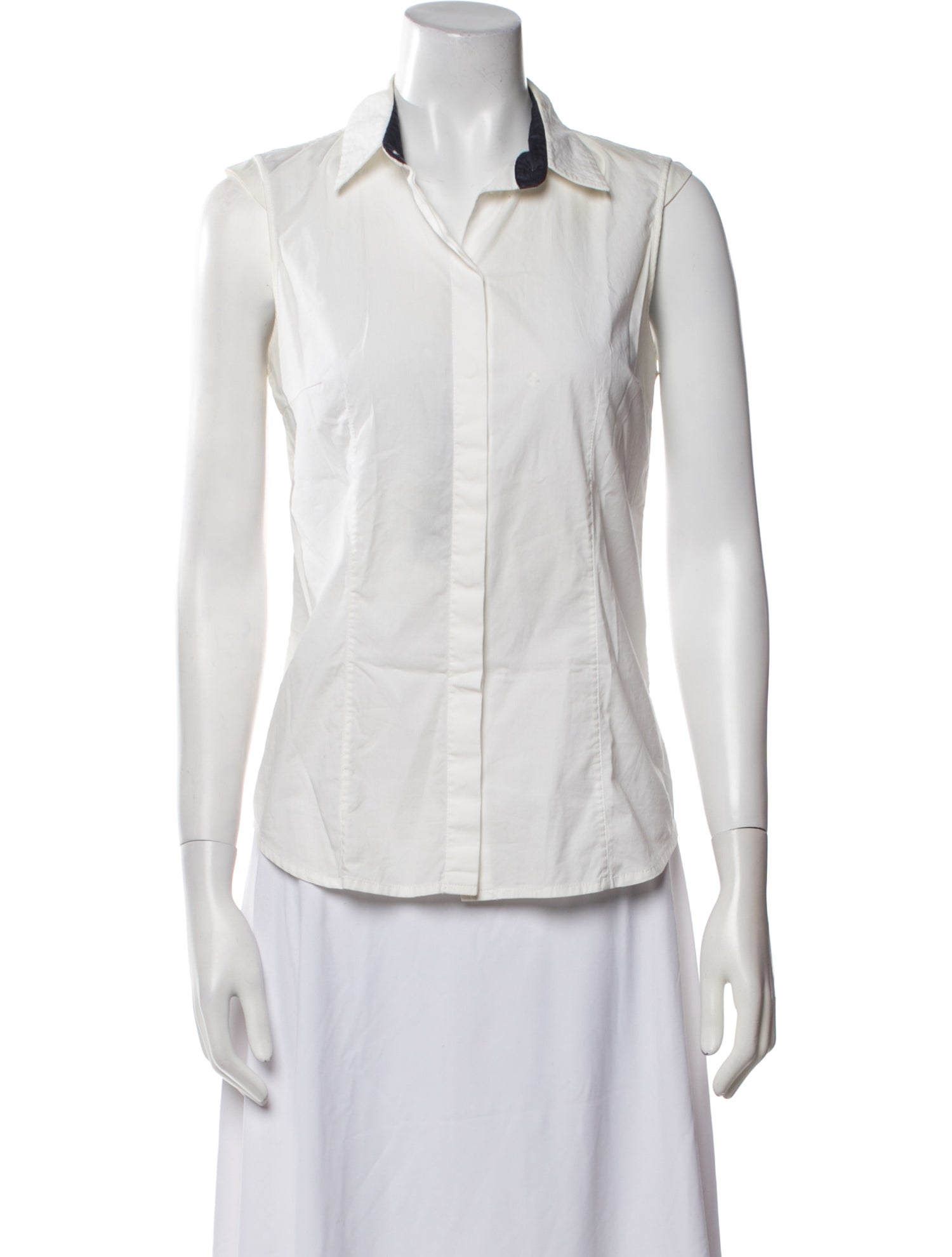 Jil Sander Sleeveless Button-Up Top