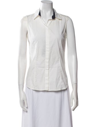 Jil Sander Sleeveless Button-Up Top