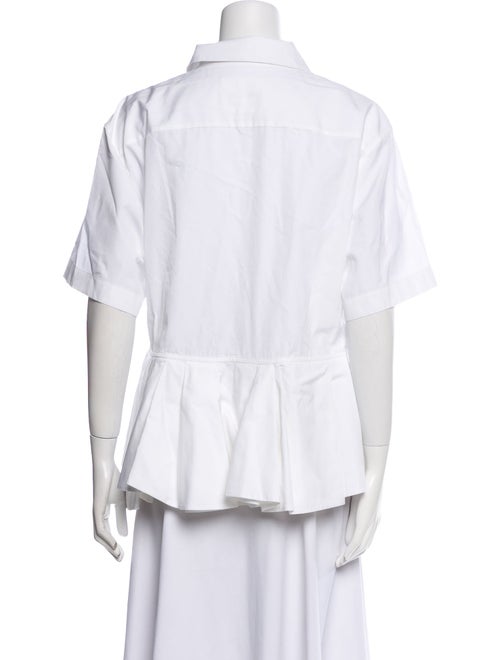 Jil Sander Short Sleeve Button-Up Top