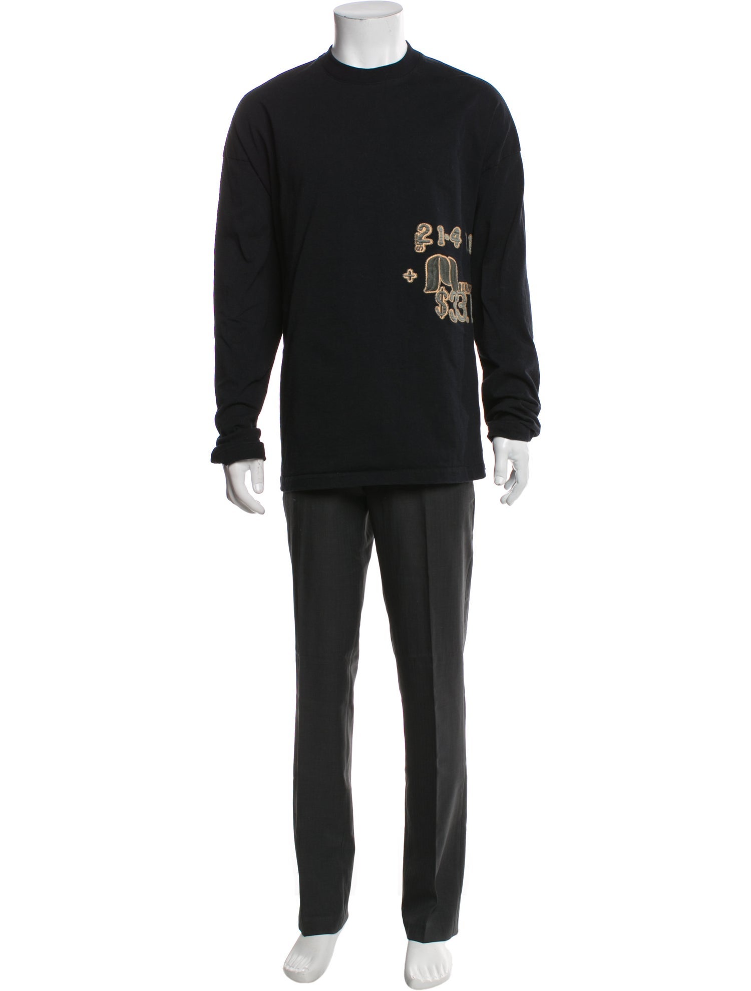 Jil Sander Graphic Print Crew Neck Sweatshirt