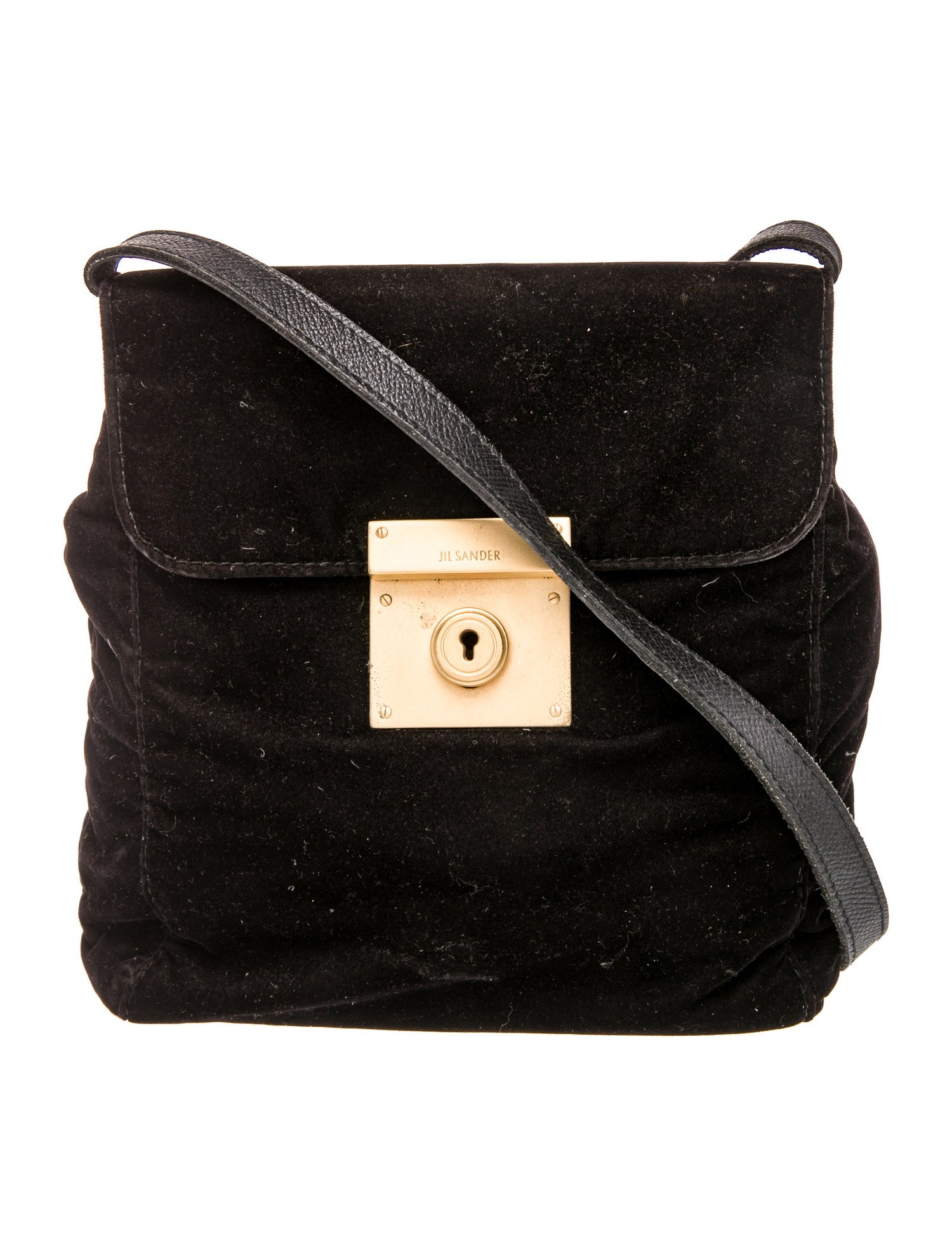 Jil Sander Velvet Crossbody Bag